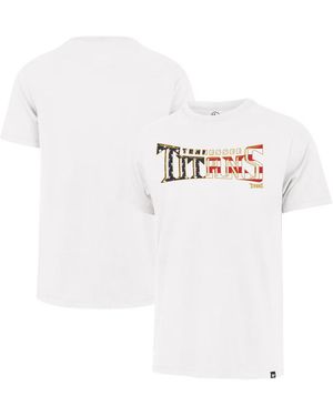 '47 47 Tennessee Titans Flag Script Franklin T-shirt - White
