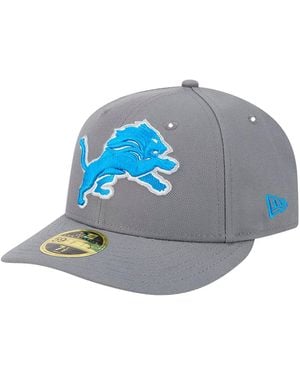 KTZ Detroit Lions Omaha Low Profile 59fifty Fitted Hat - Blue
