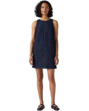 Levi's Premium Shift Sleeveless Dress - Blue