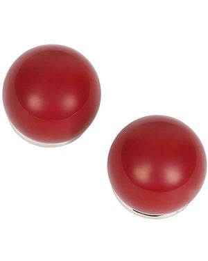 SOH The Chunky-jacqueline Stud Earrings - Red
