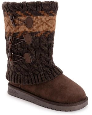Muk Luks Cheryl Boots - Brown