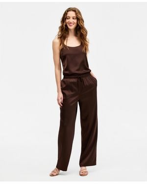 BarIII Satin Pull-on Pants - Multicolor