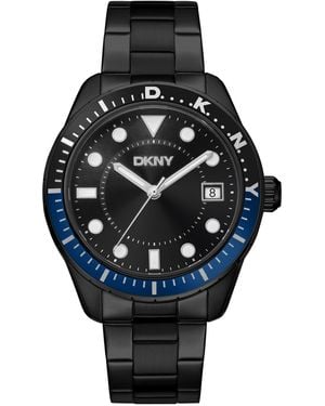 DKNY Crosby Sport Stainless Steel Bracelet Watch - Black