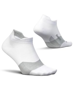 Feetures Elite Ultra Light Cushion Ankle Socks - White