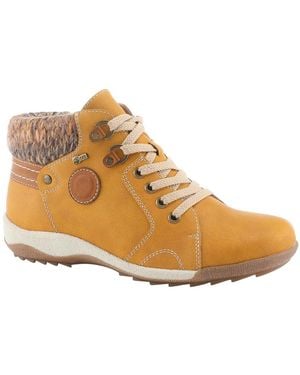 Spring Step Clifton Lace-up Booties - Natural