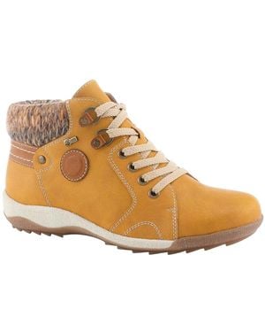 Spring Step Clifton Lace-up Booties - Natural