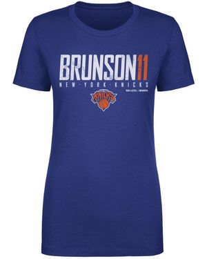 500 Level Jalen Brunson New York Knicks Elite T-shirt - Blue