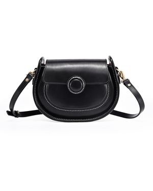 Old Trend Begonia Vintage Crossbody Bag - Black