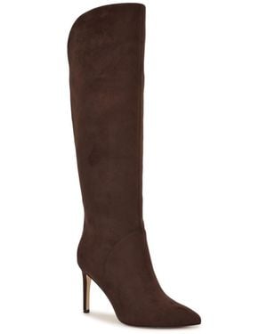 Nine West Razla Tall Stiletto Dress Boots - Brown