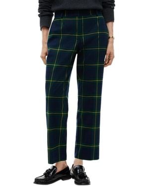 Tommy Hilfiger Flannel Tailored Straight-leg Pants - Blue