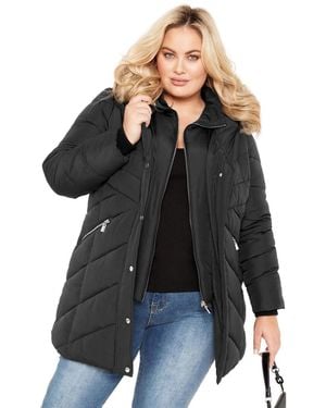 Avenue Abigail Puffer Jacket - Black