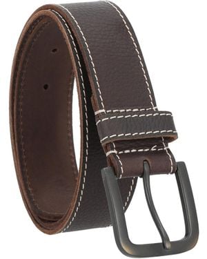 Timberland 40mm Oily Milled Belt - Brown