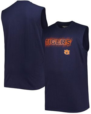 Profile Auburn Tigers Big And Tall Tank Top - Blue