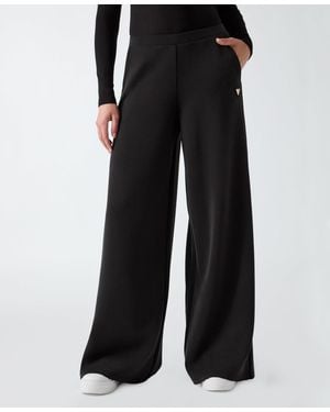 Guess Wide-leg Sweatpants - Black