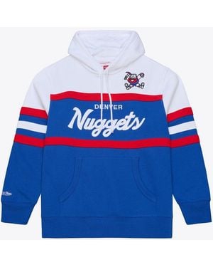 Mitchell & Ness Denver nuggets Head Coach Hoodie - Blue