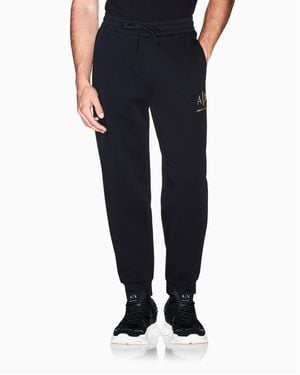 ARMANI EXCHANGE | Nd Gold Bonded Cotton jogger - Blue
