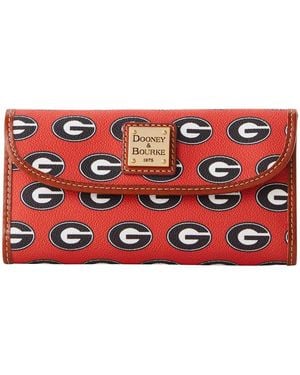 Dooney & Bourke Georgia Bulldogs Continental Wallet - Red