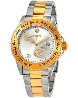 INVICTA WATCH Angel Quartz Mother Of Pearl Two-tone Stainless Steel Watch - Metallic