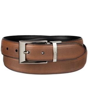 Tommy Hilfiger 2-in-1 Reversible Flex Comfort Stretch Dress Belt - Brown