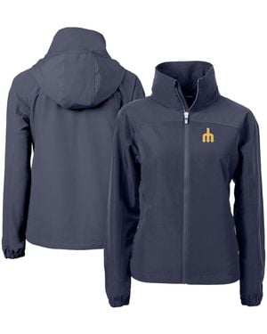 Cutter & Buck Seattle Mariners Charter Eco Full-zip Jacket - Blue