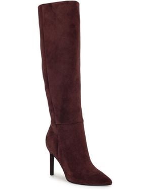 Nine West Richy Tall Stiletto Boots - Brown