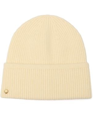 Kate Spade Knit Pull-on Beanie - Natural