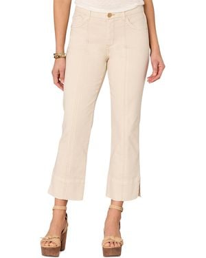 Democracy Petite "ab"solution High-rise Kick-flare Jeans - Natural