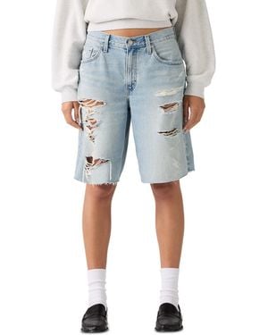 Levi's baggy Dad Mid-rise Shorts - Blue