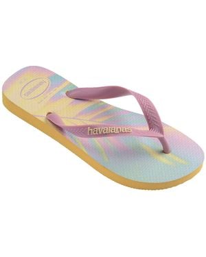 Havaianas Top Fashion Slip-on Sandals - White