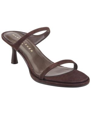 Marc Fisher Alonde Slip-on Dress Sandals - Brown
