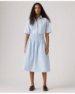 Levi's Mid-rise Everdeen Midi Skirt - Blue