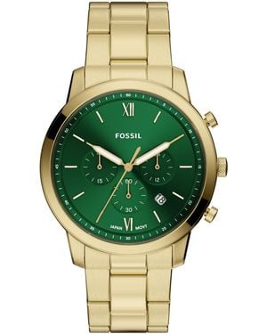 Fossil Neutra Chronograph -tone Stainless Steel Watch - Green
