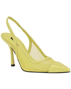 Nine West Jermain Slingback Dress Pumps - Yellow