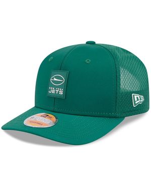 KTZ New York Jets 2025 Sideline 9seventy Trucker Adjustable Hat - Green