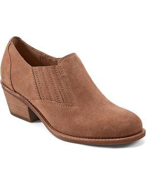 Earth Jalin Almond Toe Slip-on Shooties - Brown