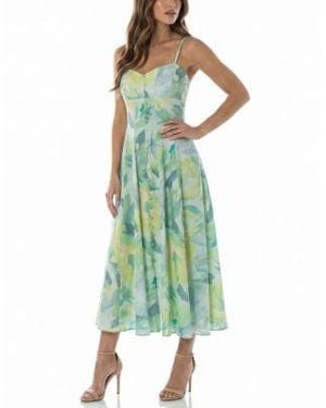 Taylor Sweetheart Neck A Line Dress - Green