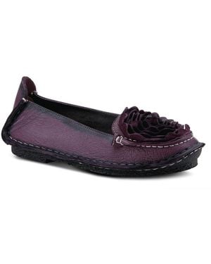 L'ARTISTE Dezi Hand-painted Leather - Purple