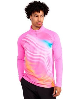 PUMA Individual Lightspeed Long-sleeve T-shirt - Pink