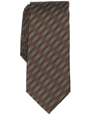 Alfani Summit Stripe Tie - Gray