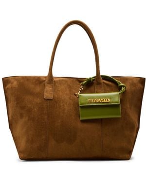 Steve Madden Antonia Magnetic Tote Bag - Brown