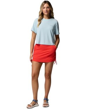 Columbia All Seasons Ruched Skort - Red