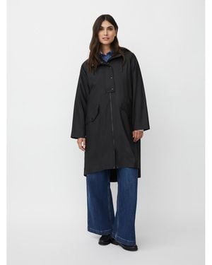 Masai Matheia Long Sleeve Hooded Coat - Blue