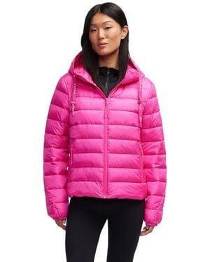 Pajar Kateri Light Weight Boxy Puffer - Pink