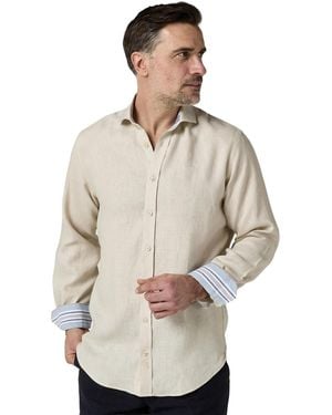 Koy Clothing Classic Linen Long Sleeve Shirt - Natural