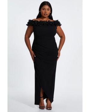 Quiz black prom dress best sale