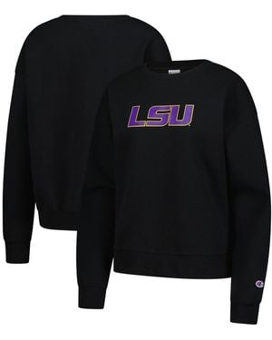 Champion Lsu Tigers Powerblend Sweatshirt - Black
