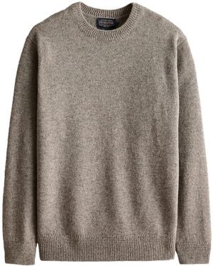 Pendleton Wool Crew Sweater - Brown