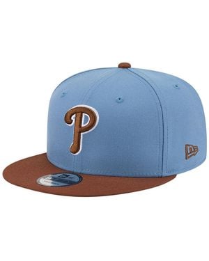 KTZ Philadelphia Phillies Two-tone Snapback Color Pack 9fifty Baseball Cap - Blue