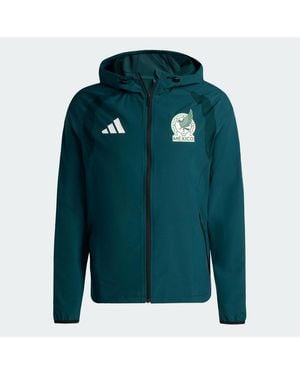 adidas Mexico National Team 2026 World Cup Travel Windbreaker Jacket - Green
