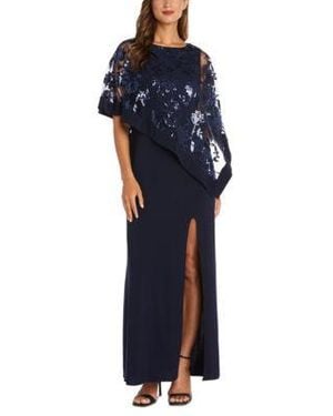 justine formal sequin mock neck mermaid dress Gold Sequin Mock Neck Sheer Sleeve Mermaid Long Prom Dress main image 0